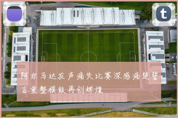 阿尔马达发声痛失比赛深感痛楚誓言重整旗鼓再创辉煌